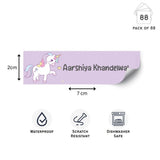 Waterproof Labels - Unicorn Fun