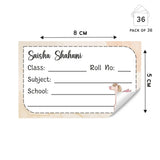 School Book Label - Unicorn Shine