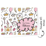 Personalised Gift Notecard - Unicorn Princess
