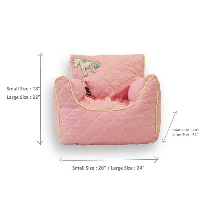 Unicorn Quilted -BeanChair Cover (Small)
