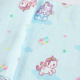 Unicorn Dreams - Reversible Bib & Burpy Cloth Set