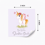 Gift Labels - Unicorn watercolor