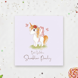 Gift Labels - Unicorn watercolor