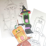 PD Halloween Finger Puppets