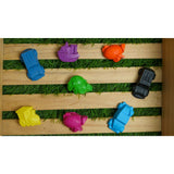 Mini Vehicle Crayon - Set of 8