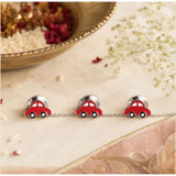 Red Car Kurta Button