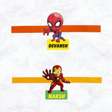 Character Rakhi (Set of 2 pcs) - Spiderman & Ironman