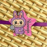 Double layered Rakhi - Labubu Purple
