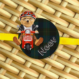Double layered Rakhi - Polo Bear on Scooty