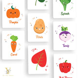 Doodle's Flash Cards Collection - Fruits & Vegetables