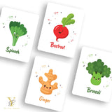 Doodle's Flash Cards Collection - Fruits & Vegetables