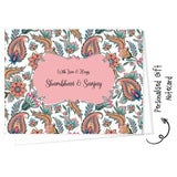 Personalised Gift Notecard - Vintage Floral