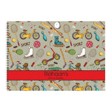 Personalized Sketchbook - Vintage Sports
