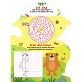 Step into the Animal Kingdom- Activity and Colouring Fun Book
