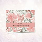 Personalised Gift Notecard - Watercolor Floral