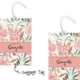 Luggage Tag - Watercolor floral