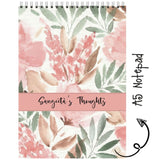 Personalised Notepad - Watercolour Floral