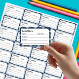 School Book Label - Whale