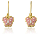 Polka Dot Butterfly Earring