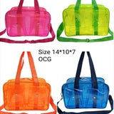 Neon Transparent Jelly Tote bag for Kids and Adults - Blue