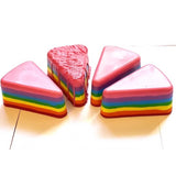 The Rainbow Cake Slice - 1 piece