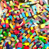 The Marbled Name Krayon Per Letter