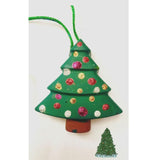 Jumbo Christmas Trees Ornament Crayon set of 6