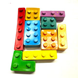Lego Block Crayons Set of 8