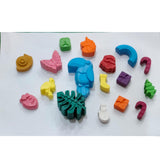 Handmade Christmas Jar – Fun-Shaped Non-Toxic Crayons (Random Pack of 10)