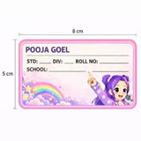 School Book Label – K-pop Theme