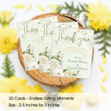Thank You Tag - Whispering Florals