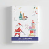 Hard Bound A5 Notebook - White Christmas