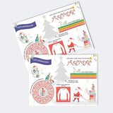 Actvity Place Mat - White Christmas