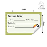 School Book Label - Wild life