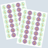 Round water proof label - Wild animal
