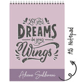 Personalised Notepad Kids - Wings to Dream