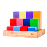 Wooden Building Blocks with Tray