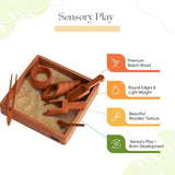 Sensory Wooden Toy Set -6 Pcs (Beech Wood)