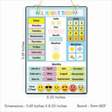 Wooden calender activity