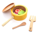 Wooden Gas Stove and Cooking Set (10 Pcs)