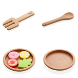 Wooden Gas Stove and Cooking Set (10 Pcs)