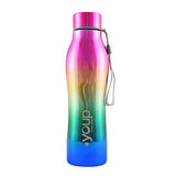 Youp Stainless Steel Fashion Series Rainbow Blue Color Water Bottle - 750 ml