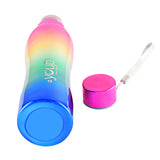Youp Stainless Steel Fashion Series Rainbow Blue Color Water Bottle - 750 ml
