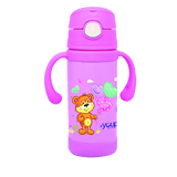 Youp Thermosteel Pink Color Kids Sipper and Feeding Bottle Eudora - 220 ml