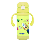 Youp Thermosteel Yellow Color Kids Sipper and Feeding Bottle Eudora - 220 ml