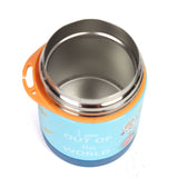 Youp Stainless Steel Insulated Blue Color Food Jar With Fork Munchkin - 325 ml