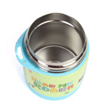 Youp Stainless Steel Insulated Blue Green Color Food Jar With Fork Munchkin - 325 ml