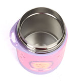 Youp Stainless Steel Insulated Pink Purple Color Food Jar With Fork Munchkin - 325 ml