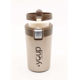 Youp Thermosteel Gold Color Coffee Mug with Press to Open Cap - 350 ml