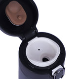 Youp Thermosteel Insulated Double Wall Black Color Water Bottle Brisk - 400 ml